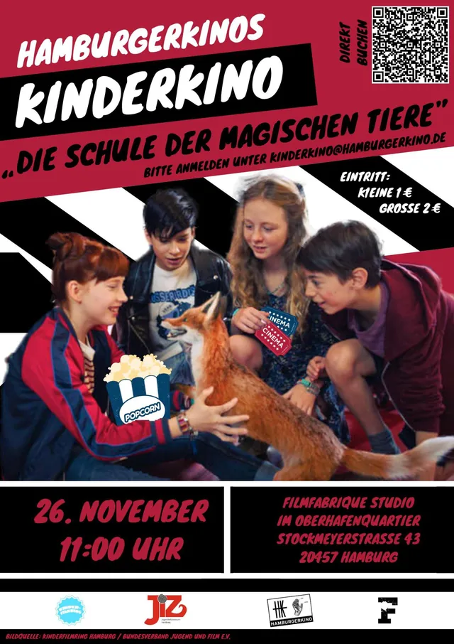 KinderKino-Plakat „Die Schule der magischen Tiere