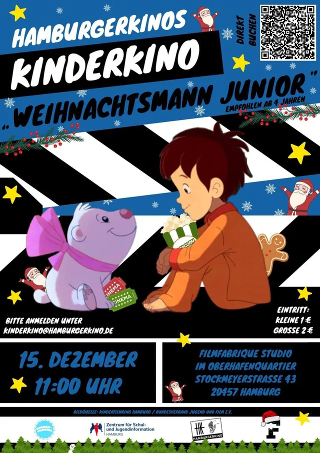 KinderKino-Plakat „Weihnachtsmann Junior
