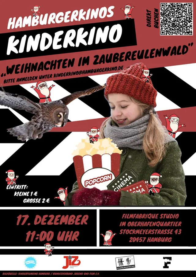 KinderKino-Plakat „Weihnachten im Zaubereulenwald